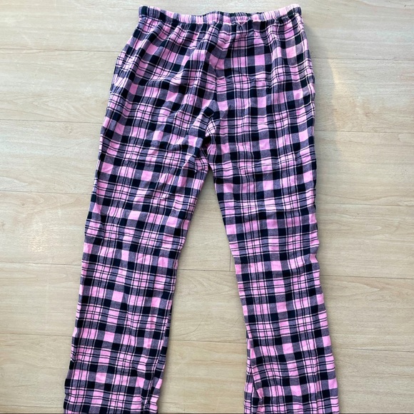 Womens forever 21 pink plaid pajama pants small